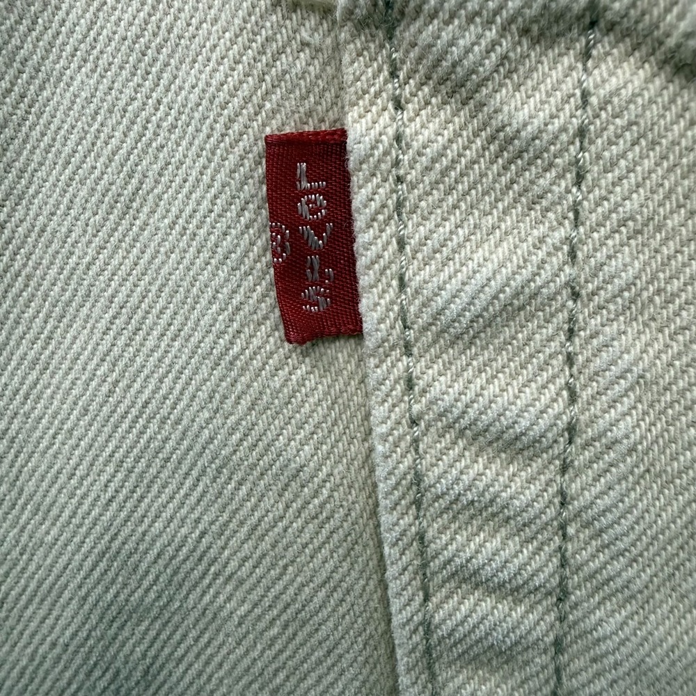 Levis 505 Jeans Mens 36x34 Tan Regular Fit Straight Leg Classic - Picture 3 of 11